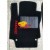 Коврики текстильные RENAULT CLIO с 2005-2012 хетчбек черные в салон - фото 3