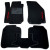 Коврики текстильные Volkswagen GOLF 4 черные в салон - фото 6