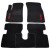 Коврики текстильные CHEVROLET AVEO T200/T250 2002-2011 черные в салон - фото 7