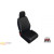 Чехлы на сиденья Mercedes Vito 638 1+1 - черные с черной вставкой серия AM-S (красная декоративная строчка) эко кожа - Автомания - фото 2