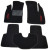 Коврики текстильные FIAT DOBLO с 2000-2010 черные в салон - фото 5