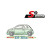 Чохол-тент для автомобіля  „Mobile Garage”(3-шарова мембрана тканина) S3 hatchback (335-355см)  - фото 2