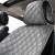 Комплект премиум накидок для сидений CarLife Turbo, grey - фото 6