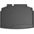 Резиновый коврик в багажник Gledring для Skoda Fabia (mkIII)(хетчбэк) 2021-> (с двухуровневым полом)(нижний уровень)(без запаски) - фото 4
