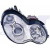 Фара передняя Mercedes C-Class (W203) 2000-2004 правая XENON (D2S)/H7, прозр. эл. рег., с моторч. - DEPO - фото 6
