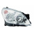 Фара передняя Opel Astra H 2007-2014 правая H7/H1, хром. рамка, эл. рег., с моторч. - DEPO - фото 5