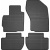 Резиновые коврики Frogum El Toro для Mitsubishi Outlander (mkII) 2006-2013; Peugeot 4007 (mkI) 2007-2012; Citroen C-Crosser (mkI) 2007-2012 - фото 2