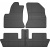 Резиновые коврики Frogum El Toro для Citroen C4 Picasso (mkI) 2006-2013 - фото 2