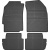 Резиновые коврики Frogum El Toro для Chevrolet Spark (mkIII) 2009-2015 - фото 2