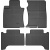 Резиновые коврики Frogum El Toro для Toyota Land Cruiser Prado (J120) 2002-2009 / (J150) 2009-2017 - фото 2