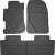 Резиновые коврики Frogum El Toro для Honda Civic (mkVII) 2000-2005 (EU)(хетчбек) - фото 2