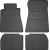 Резиновые коврики Frogum El Toro для Mercedes-Benz 190 (W201) 1982-1993 - фото 2