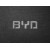 Коврик в багажник BYD M6 (разложенный 3й ряд) 2010-2014 - текстиль Classic 7mm Grey Sotra - фото 2
