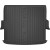 Резиновый коврик в багажник для Citroen DS7 Crossback (mkI) 2017-> (верхний уровень)(с боковыми нишами) - Frogum Dry-Zone - фото 4