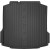 Резиновый коврик в багажник для Skoda Rapid (mkI)(лифтбек); Seat Toledo (mkIV) 2012-2019 (без двухуровневого пола)(без боковых ниш)(багажник) - Frogum Dry-Zone - фото 4