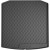 Резиновый коврик в багажник Gledring для Skoda Octavia (mkIV)(лифтбэк) 2020-> (нижний)(с докаткой или без)(багажник) - фото 4