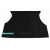 Коврики Volkswagen Passat (B2)(универсал)(багажник) 1981-1988 текстильные Premium - Черные - фото 2