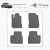 Коврики в салон Peugeot Partner 08- (design 2016) (4 шт) резиновые Stingray - фото 2