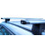 Багажник на рейлинги VOLKSWAGEN Sharan MPV 5 дверей 10- In-Fix Wing алюминиевые аэродинаамические поперечины (замки) 130см Terra Drive - фото 3