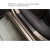 Накладки на пороги RENAULT LODGY 2013- Premium нержавейка+пленка Карбон - 4шт, наружные - на метал NataNiko - фото 3