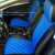 Чехлы на сиденья VW T-4 1+2 - серия R Line - эко кожа + (эко кожа / алькантара) - Автомания - фото 12