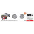 Фари дод. модель Toyota RAV-4 2003-05/TY-461/9006-12V51W/ел.проводка - фото 2