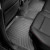 Ковры салона Honda CRV 2012- с бортиком, черные, задние - Weathertech - фото 7