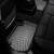 Ковры салона Lexus GS 2013- с бортиком, черные, задние - Weathertech - фото 7