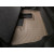 Коврики в салон Audi Q7 2007-15 Бежевые комплект + 3 ряд 451511-2-3 WeatherTech - фото 4