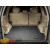 Коврик багажника для Тойота Land Cruiser 120 Prado, Черный - резиновые WeatherTech - фото 7
