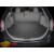 Коврик багажника для Тойота Venza 2008-, Черный - резиновые WeatherTech - фото 7