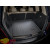 Коврик багажника Mercedes GLK-ClassX204 2008-, Черный - резиновые WeatherTech - фото 7