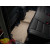 Коврики салона Jeep Grand Cherokee 2011-, Бежевые с одним фиксатором пассажирского коврика - резиновые WeatherTech - фото 2
