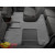 Коврики салона Тойота Sienna 2011-, Серые для 7 местной модели - резиновые WeatherTech - фото 2