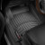 Ковры салона Infiniti QX56 2010- с бортиком, черные передние - Weathertech - фото 2