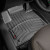 Ковры салона Hyundai Santa Fe 2012- с бортиком, черные, передние - Weathertech - фото 2