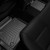 Ковры салона Lexus GS 2013- с бортиком, черные, задние - Weathertech - фото 2