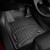 Ковры салона Mazda 6 2012-2017 с бортиком передние, черные - Weathertech - фото 2
