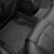 Ковры салона Audi A6 2012- задние, черные - Weathertech - фото 2