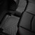 Ковры салона Mazda 3 2013- с бортиком, задние, черные - Weathertech - фото 2