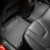 Ковры салона Ford Edge 2016- с бортиком, задние,черные - Weathertech - фото 2