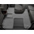 Ковры салона для Тойота Sienna 2013- с бортиком, серые, 2-3-й ряд 7 мест - Weathertech - фото 2