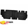 Коврики VW T 5 (2010>) Caravelle TOP (3-й ряд) (c печкой) - резиновые в салон - Avto Gumm