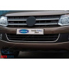 VW Amarok (2010-) Накладка на передний бампер (улыбкой) 1шт - OMSALINE