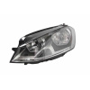 Фара передня Volkswagen Golf VII 2012-2020 ліва H7/H15, автомат, + коректор, (чорна рамка) - DEPO