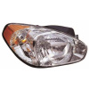 Фара передняя HYUNDAI ACCENT 06-10 правая, желтый поворотн, мех.регулир. - DEPO