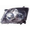 Фара передня для Тойота Avensis 2006-2008 H7 / H1, ліва ел.рег. чорна рамка - DEPO
