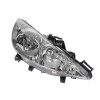 Фара передняя Peugeot 207 2006- правая H7/H1 без противотум., эл.рег. - DEPO