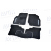 Ковры салона ворс Nissan Almera Classic B10 (2006-2013) /Чёрные 5шт - AVTM