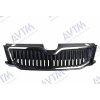 Решітка радіатора Skoda Octavia (A7) 2013-2017 черн.ребра з хром.рамкой - AVTM